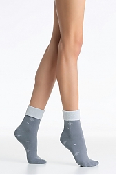 Lorenz Женские махровые носки с отворотом (Д1М)